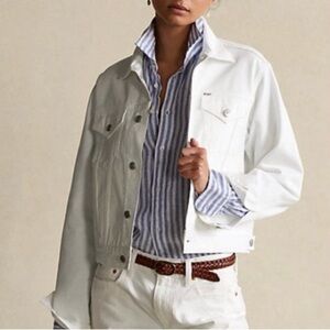 Polo by Ralph Lauren Crisp White Denim Jacket